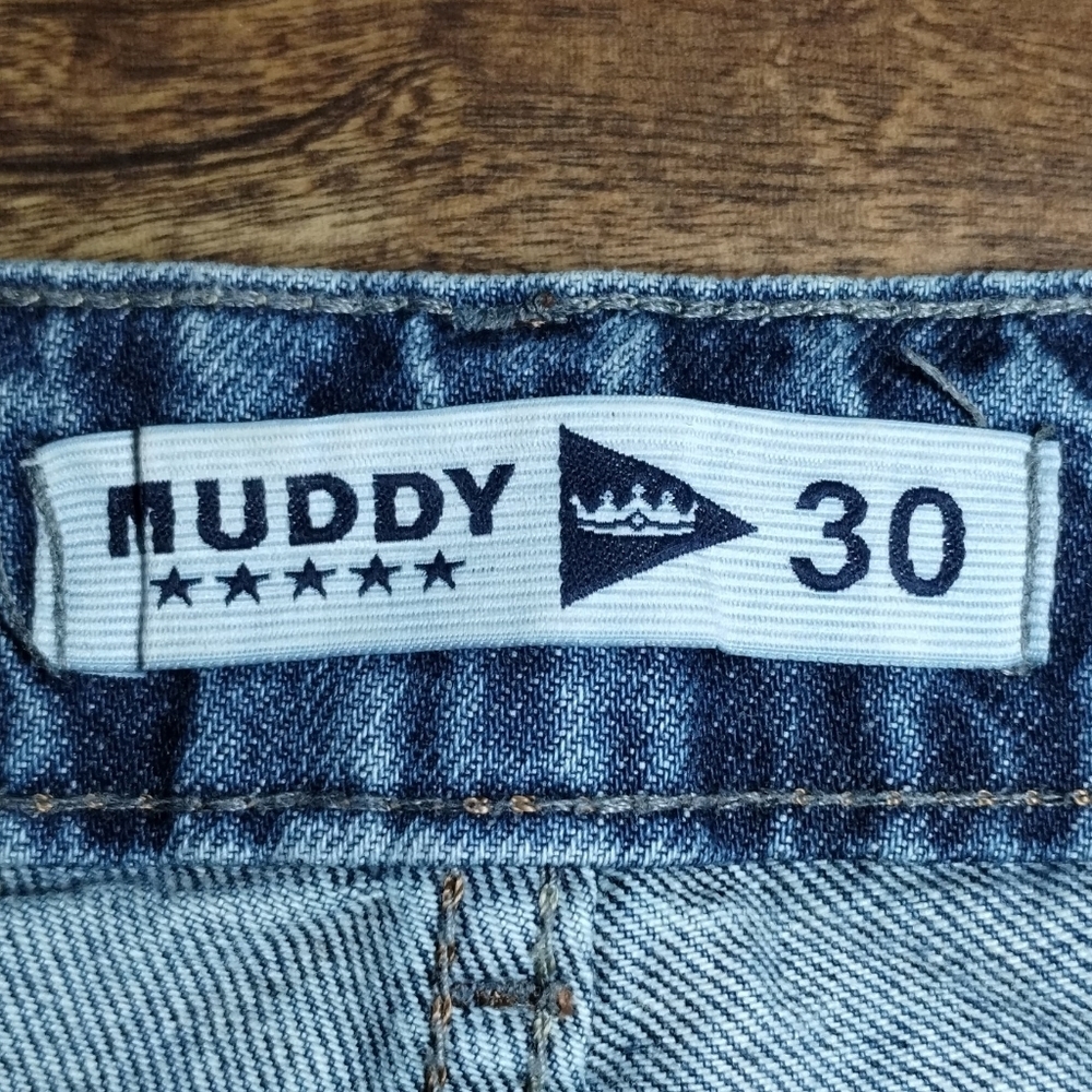 Muddy Women's Flare Jeans in Deep Blue - Picture 12 of 12
